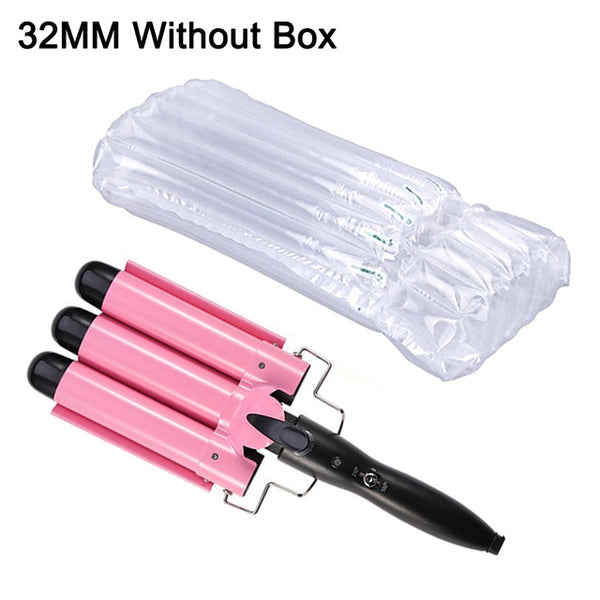 Triple Curling Iron 3 Barrel Hair Curler Crimp Big Wave Hair Waver Styling Tools Curling Wand Curl Machine Corrugation for Hair