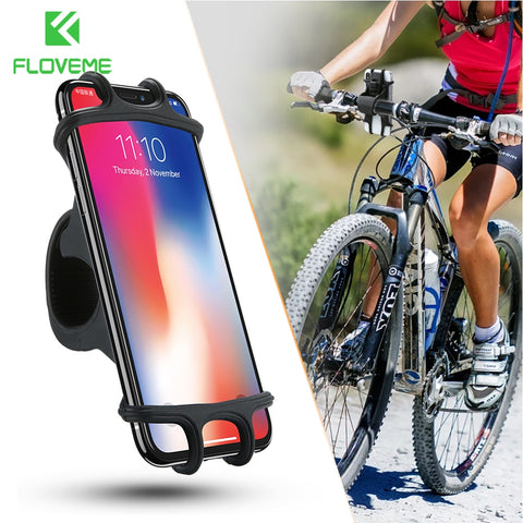 XCRUISER Bicycle Phone Holder For iPhone Samsung Universal Mobile Cell Phone Holder Bike Handlebar Clip Stand GPS Mount Bracket